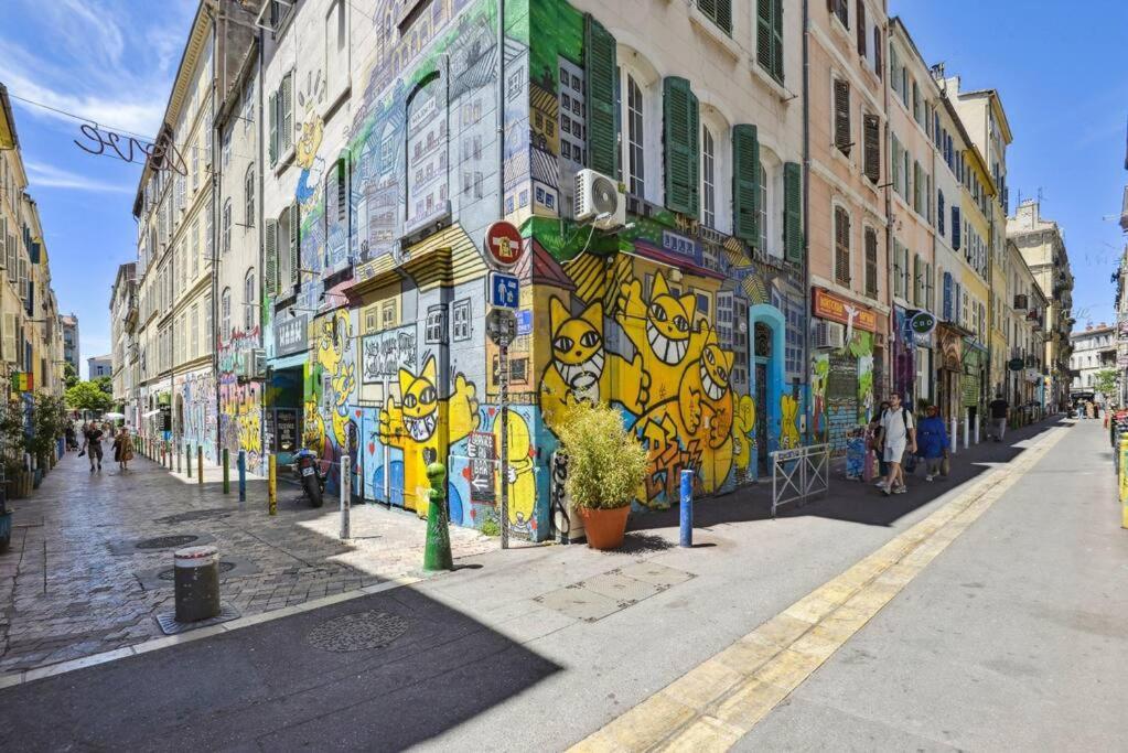 Charmant Logement Au Coeur Du Cours Julien Marseille Extérieur photo